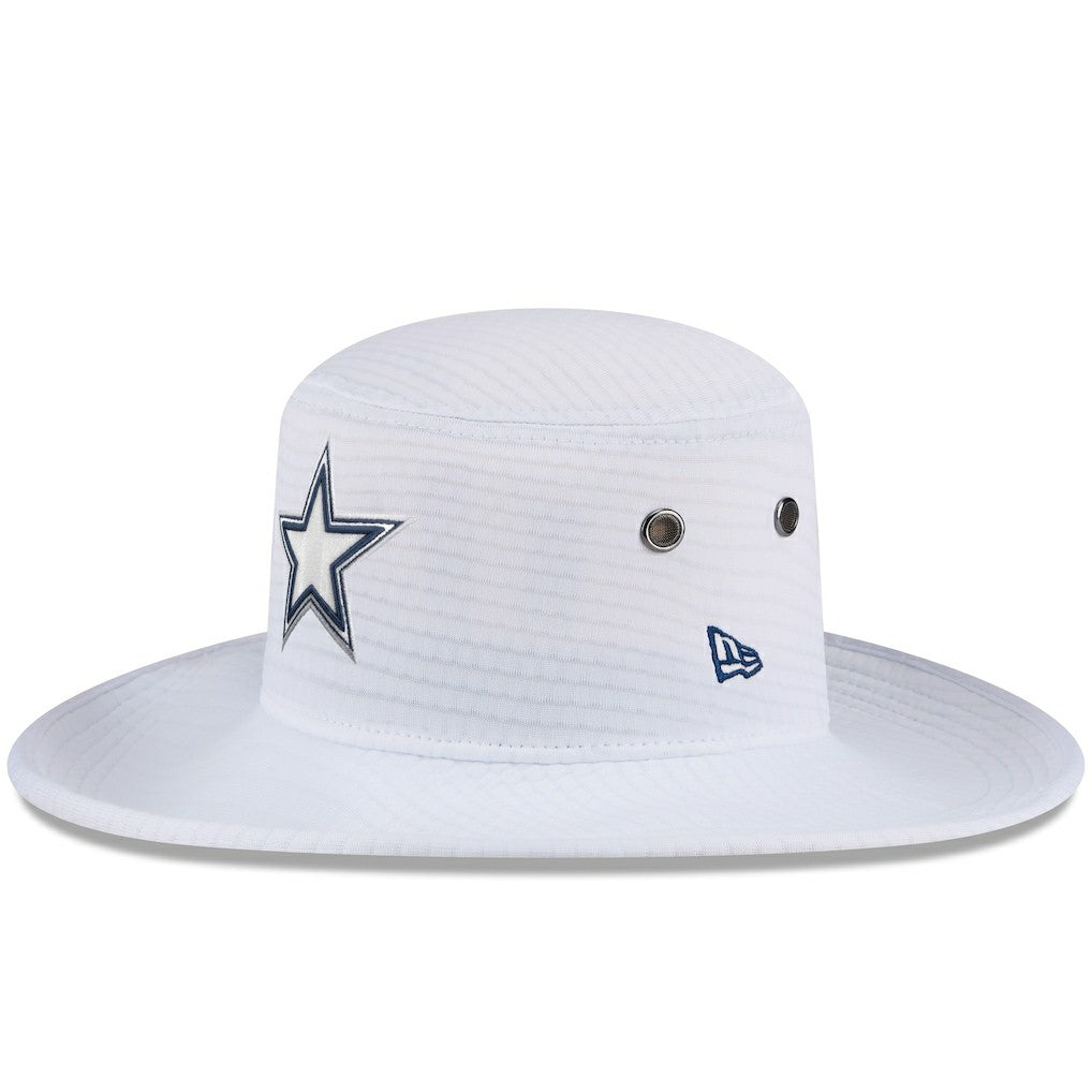 Dallas Cowboys New Era 2024 NFL Training Camp Panama Bucket Hat - White Hats
