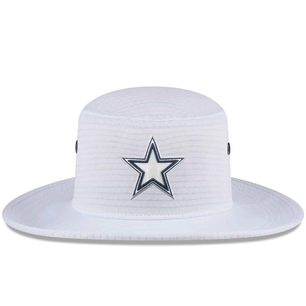 Dallas Cowboys New Era 2024 NFL Training Camp Panama Bucket Hat - White Hats
