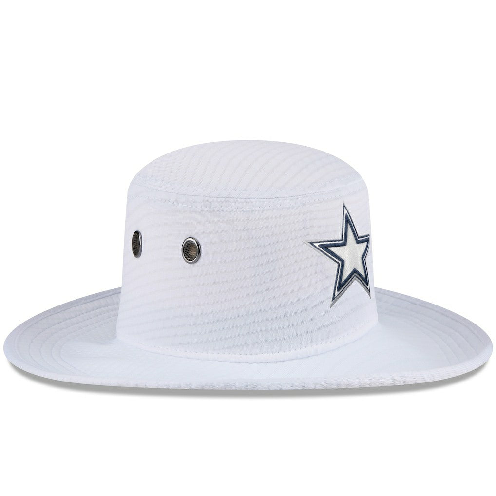 Dallas Cowboys New Era 2024 NFL Training Camp Panama Bucket Hat - White Hats