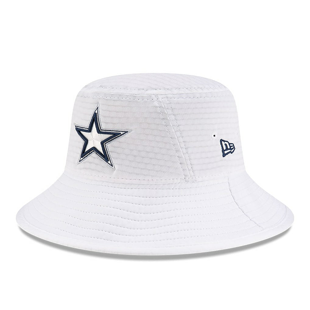 Dallas Cowboys New Era 2024 NFL Training Camp Stretch Bucket Hat - White Hats