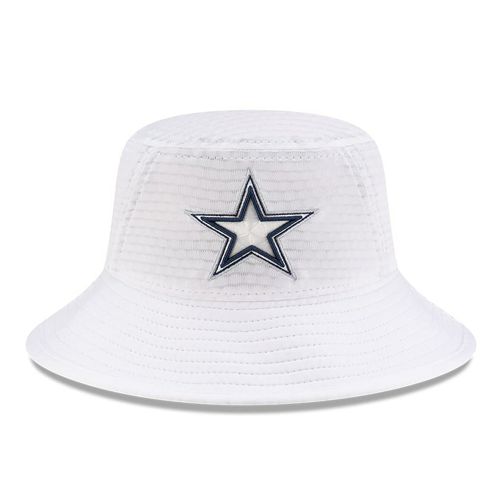 Dallas Cowboys New Era 2024 NFL Training Camp Stretch Bucket Hat - White Hats