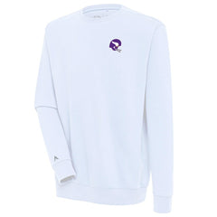 Minnesota Vikings Antigua Victory Crewneck Pullover Sweatshirt - White Pullover