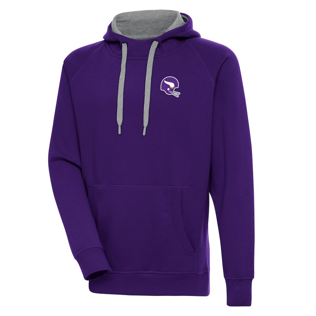 Minnesota Vikings Antigua Victory Pullover Hoodie - Purple Hoodies