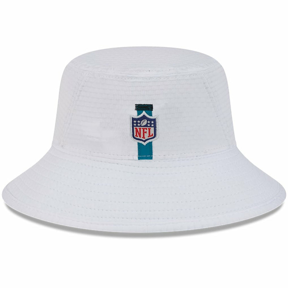 Jacksonville Jaguars New Era Youth 2024 NFL Training Camp Bucket Hat - White Hats
