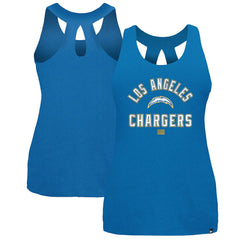 Los Angeles Chargers New Era Women's 2024 NFL Training Camp Tank Top - Powder Blue Tops