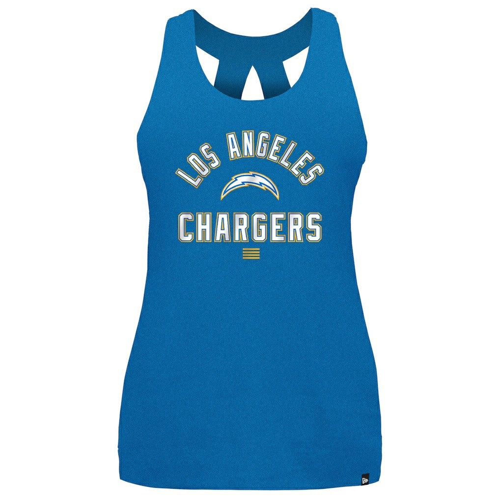 Los Angeles Chargers New Era Women's 2024 NFL Training Camp Tank Top - Powder Blue Tops