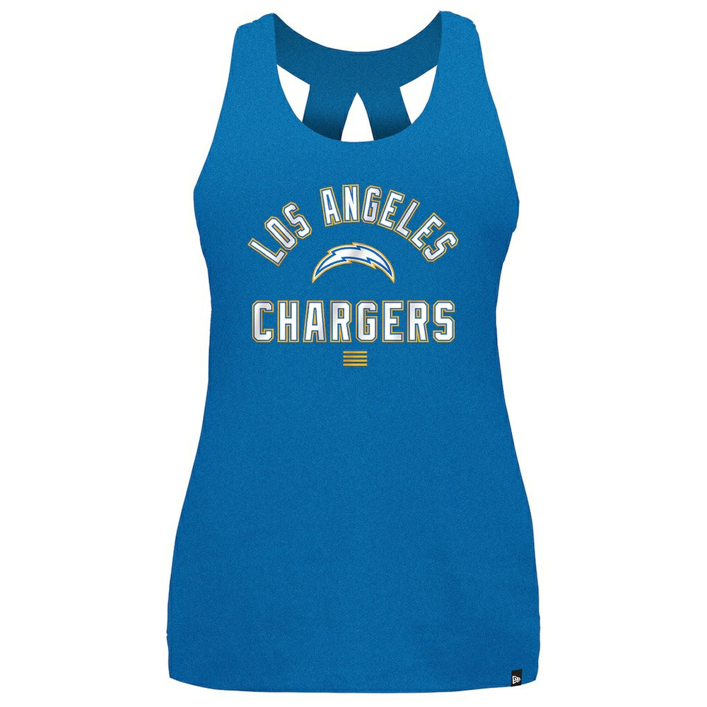Los Angeles Chargers New Era Women's 2024 NFL Training Camp Tank Top - Powder Blue Tops