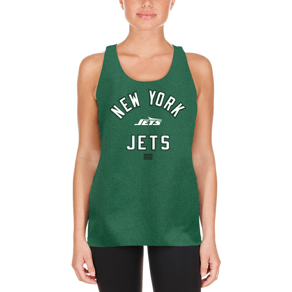 New York Jets New Era Women's 2024 NFL Training Camp Tank Top - Green Tops
