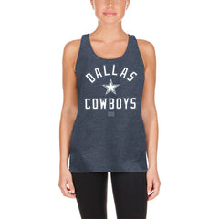 Dallas Cowboys New Era Women's 2024 NFL Training Camp Tank Top - Navy Tops