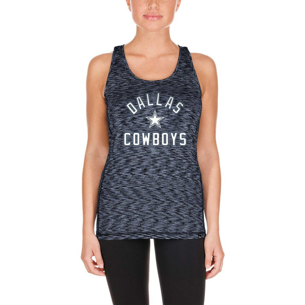 Dallas Cowboys New Era Women's 2024 NFL Training Camp Tank Top - Navy Tops