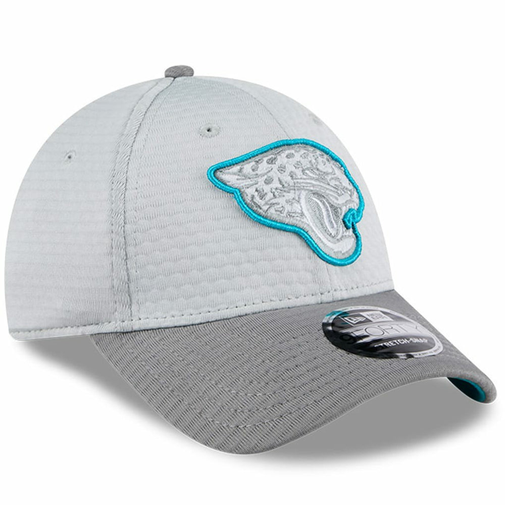 Jacksonville Jaguars New Era 2024 NFL Training Camp 9FORTY Adjustable Hat - Gray Hats