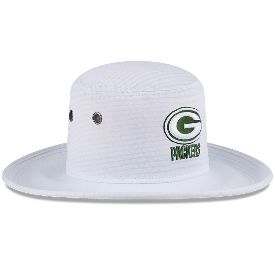Green Bay Packers New Era 2024 NFL Training Camp Panama Bucket Hat - White Hats