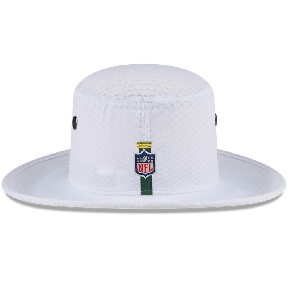 Green Bay Packers New Era 2024 NFL Training Camp Panama Bucket Hat - White Hats