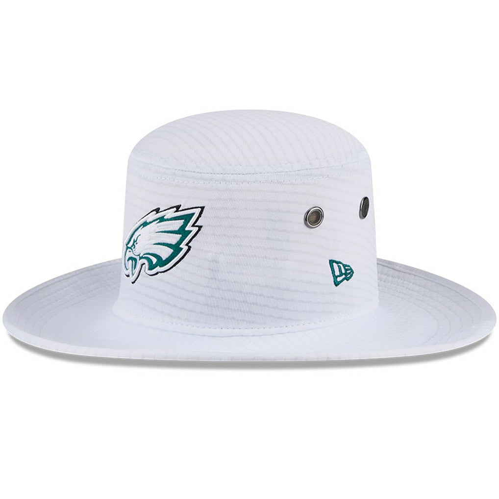 Philadelphia Eagles New Era 2024 NFL Training Camp Panama Bucket Hat - White Hats