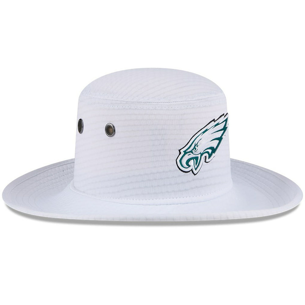 Philadelphia Eagles New Era 2024 NFL Training Camp Panama Bucket Hat - White Hats