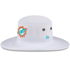 Miami Dolphins New Era 2024 NFL Training Camp Panama Bucket Hat - White Hats