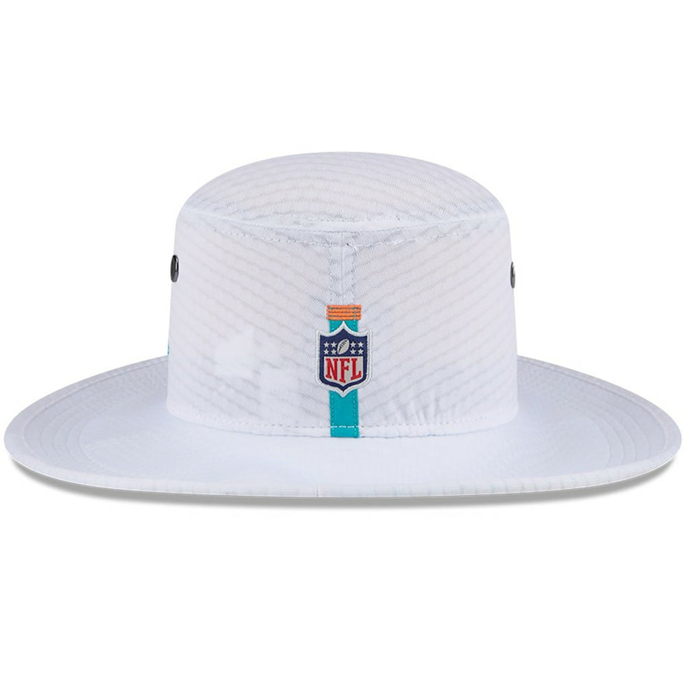 Miami Dolphins New Era 2024 NFL Training Camp Panama Bucket Hat - White Hats