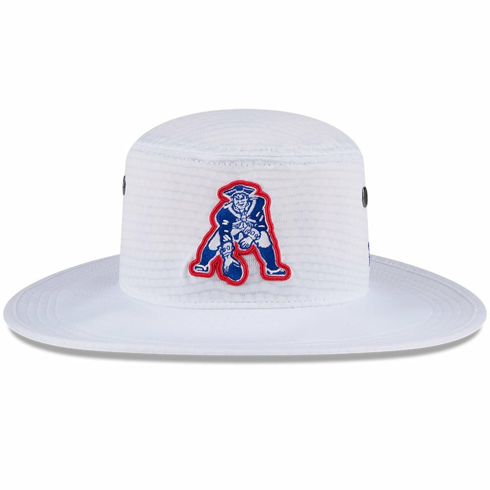 New England Patriots New Era 2024 NFL Training Camp Panama Bucket Hat - White Hats