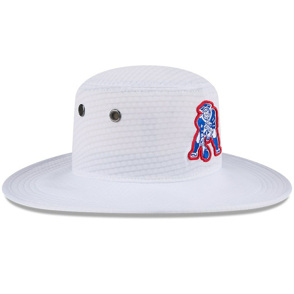New England Patriots New Era 2024 NFL Training Camp Panama Bucket Hat - White Hats