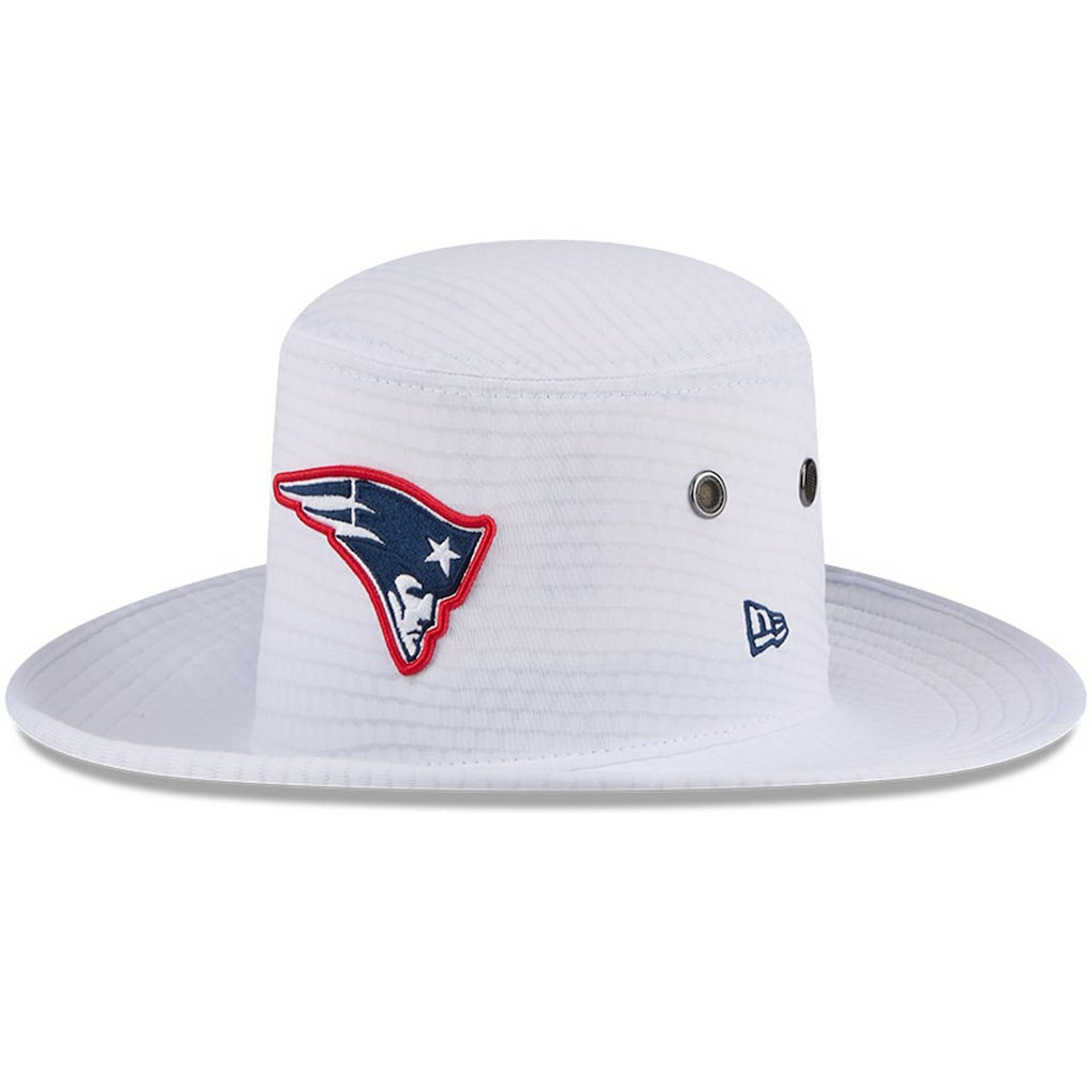 New England Patriots New Era 2024 NFL Training Camp Panama Bucket Hat - White Hats