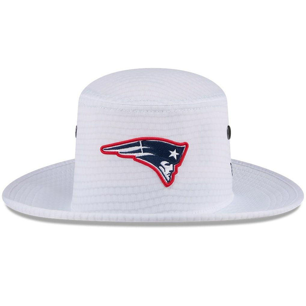 New England Patriots New Era 2024 NFL Training Camp Panama Bucket Hat - White Hats