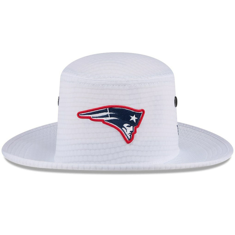 New England Patriots New Era 2024 NFL Training Camp Panama Bucket Hat - White Hats