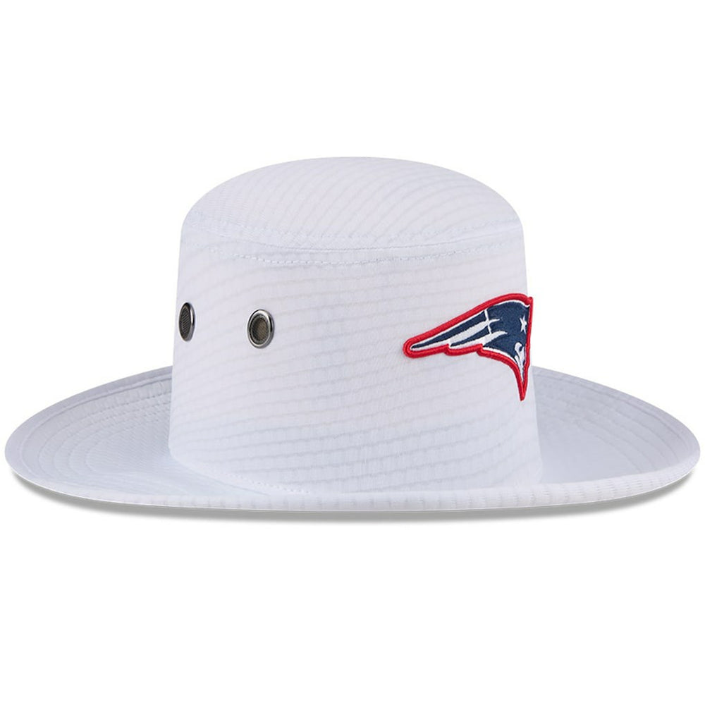 New England Patriots New Era 2024 NFL Training Camp Panama Bucket Hat - White Hats