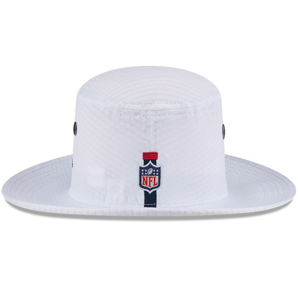 New England Patriots New Era 2024 NFL Training Camp Panama Bucket Hat - White Hats