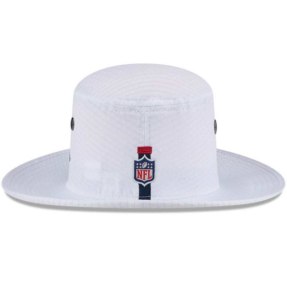 New England Patriots New Era 2024 NFL Training Camp Panama Bucket Hat - White Hats