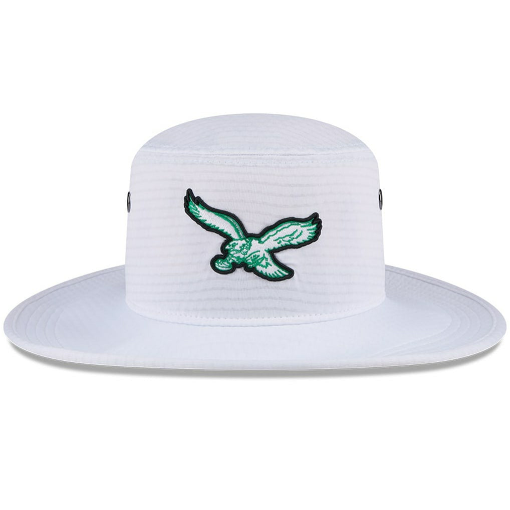 Philadelphia Eagles New Era 2024 NFL Training Camp Panama Bucket Hat - White Hats
