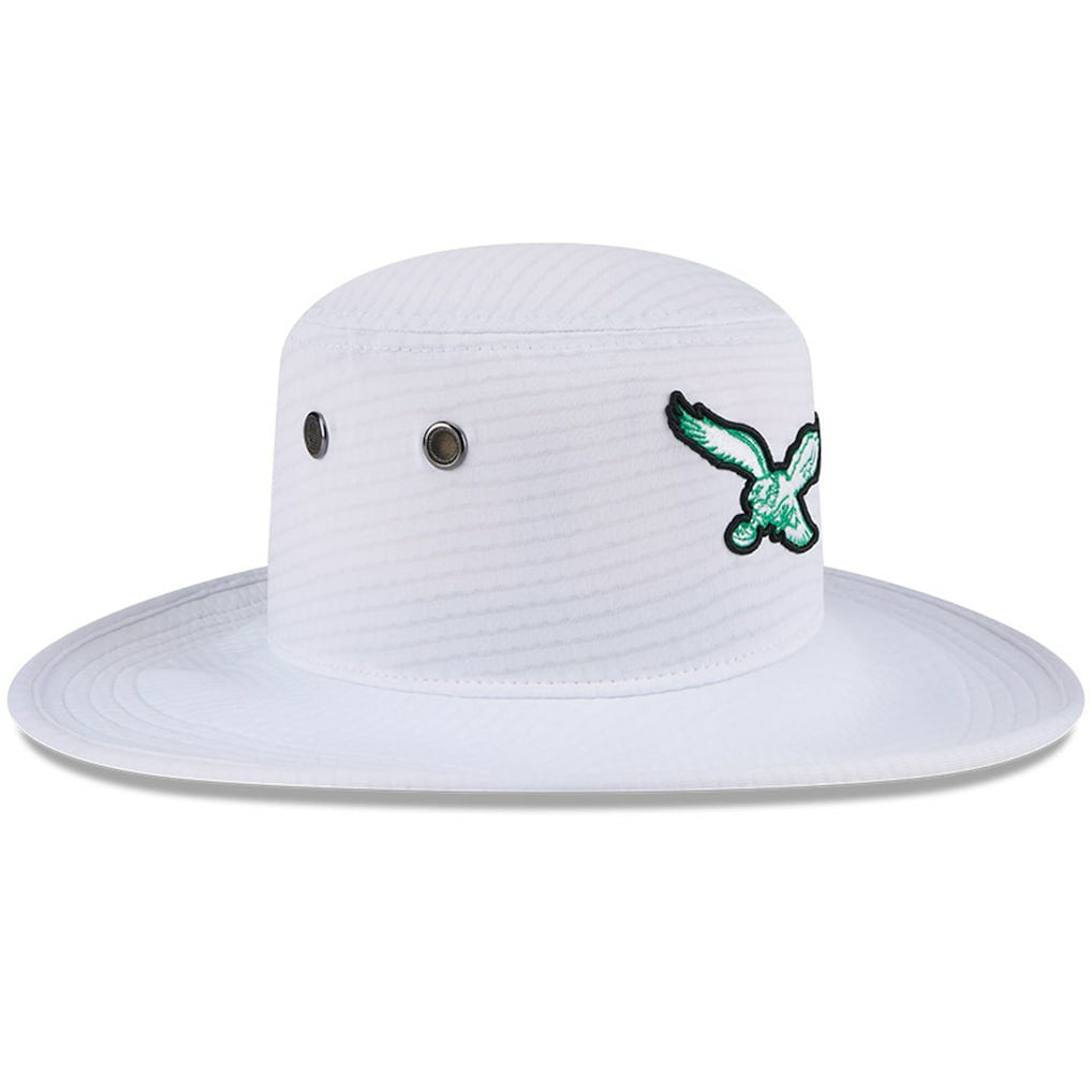 Philadelphia Eagles New Era 2024 NFL Training Camp Panama Bucket Hat - White Hats