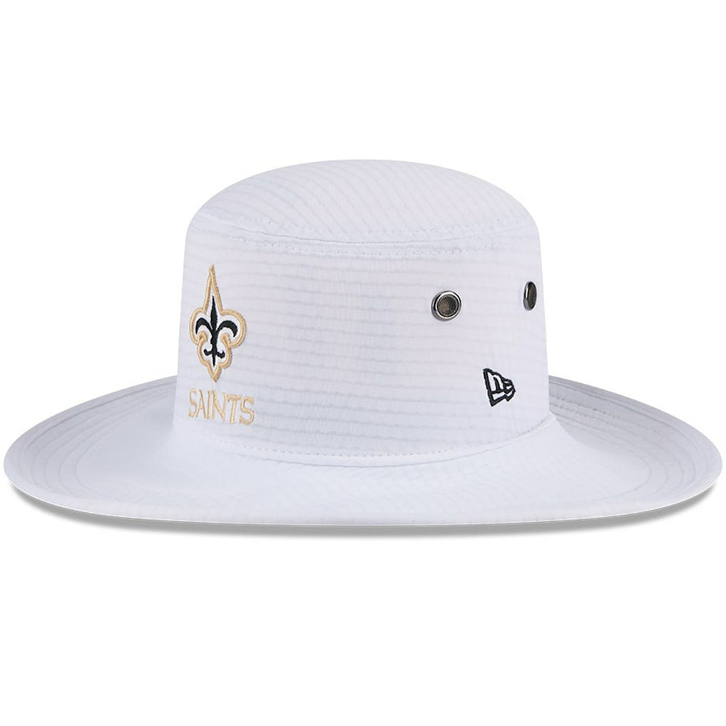 New Orleans Saints New Era 2024 NFL Training Camp Panama Bucket Hat - White Hats