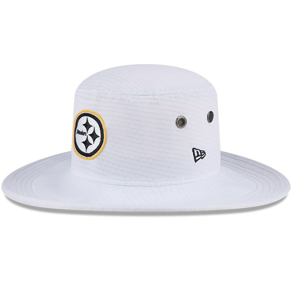 Pittsburgh Steelers New Era 2024 NFL Training Camp Panama Bucket Hat - White Hats