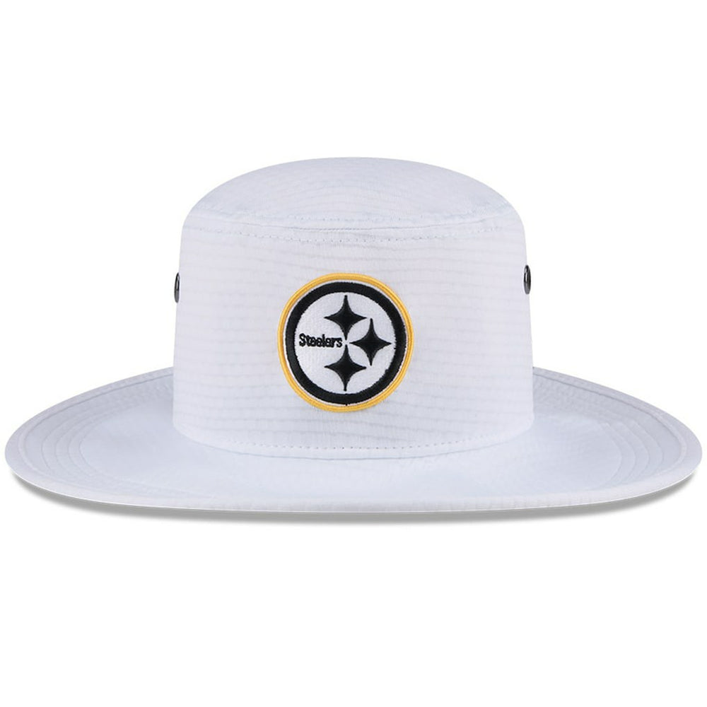 Pittsburgh Steelers New Era 2024 NFL Training Camp Panama Bucket Hat - White Hats