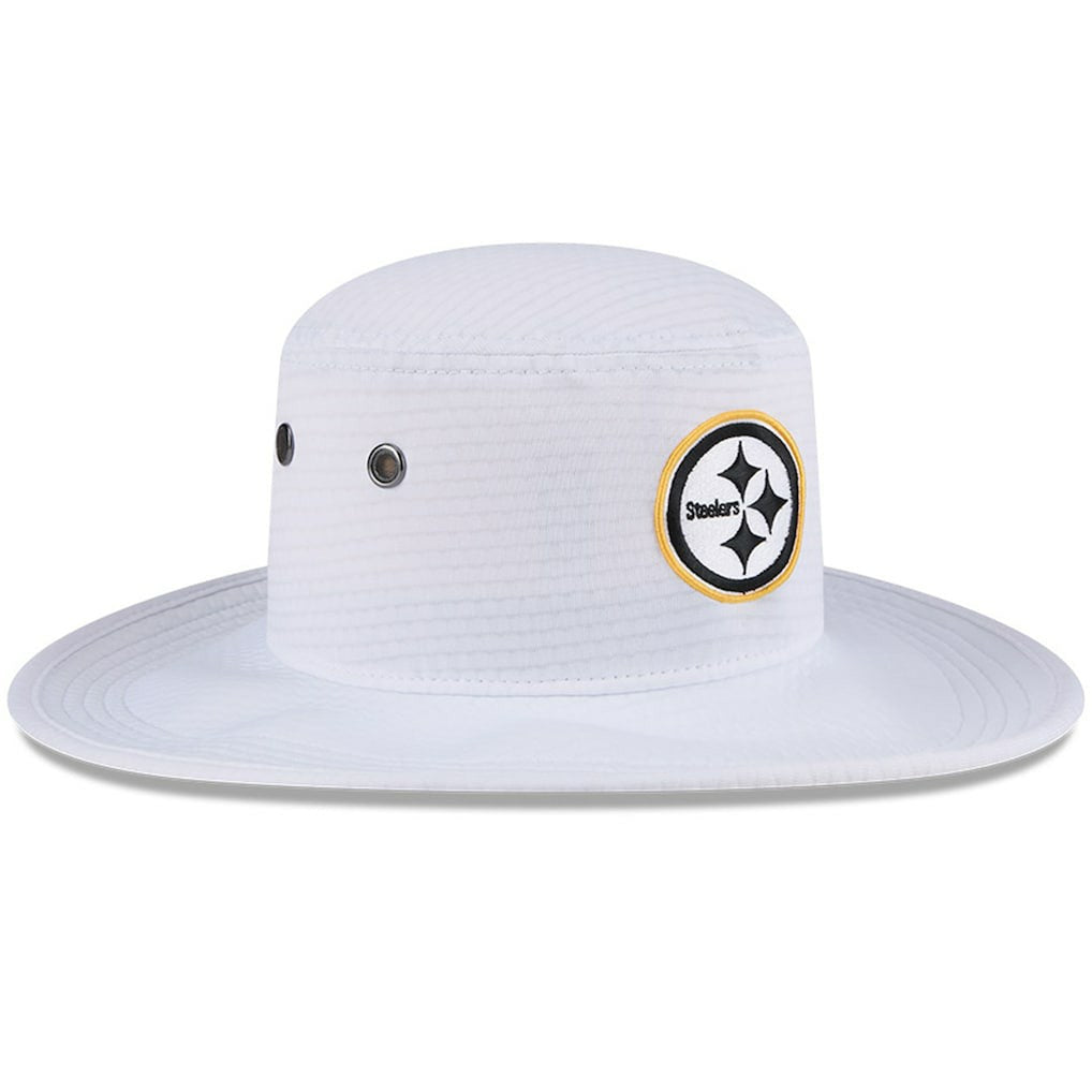 Pittsburgh Steelers New Era 2024 NFL Training Camp Panama Bucket Hat - White Hats