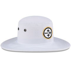 Pittsburgh Steelers New Era 2024 NFL Training Camp Panama Bucket Hat - White Hats