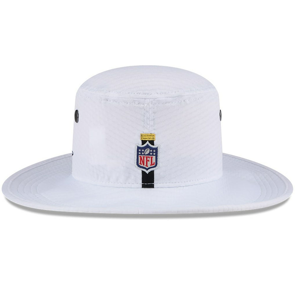 Pittsburgh Steelers New Era 2024 NFL Training Camp Panama Bucket Hat - White Hats