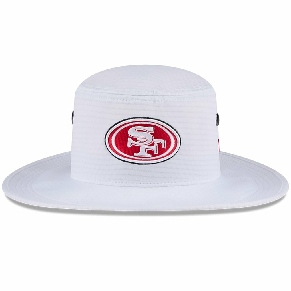 San Francisco 49ers New Era 2024 NFL Training Camp Panama Bucket Hat - White Hats