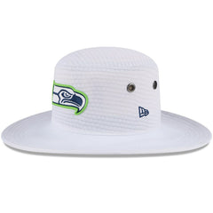 Seattle Seahawks New Era 2024 NFL Training Camp Panama Bucket Hat - White Hats