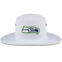 Seattle Seahawks New Era 2024 NFL Training Camp Panama Bucket Hat - White Hats