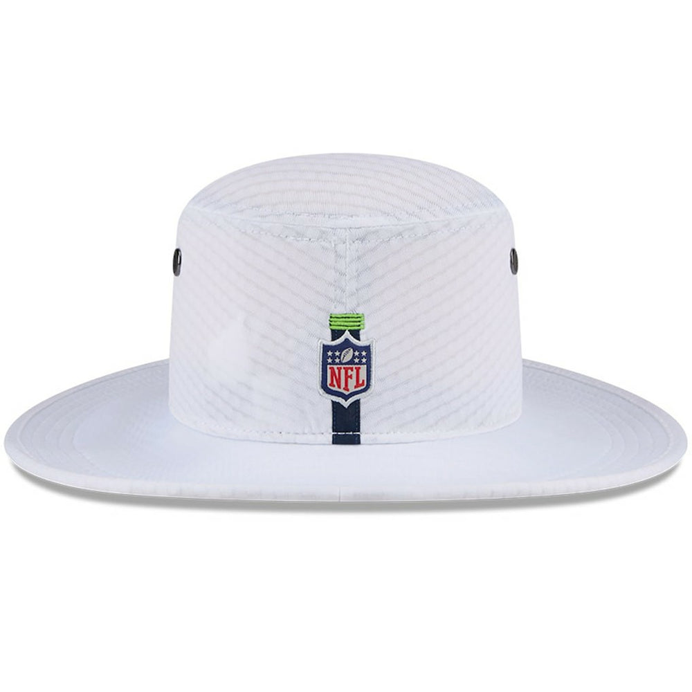 Seattle Seahawks New Era 2024 NFL Training Camp Panama Bucket Hat - White Hats