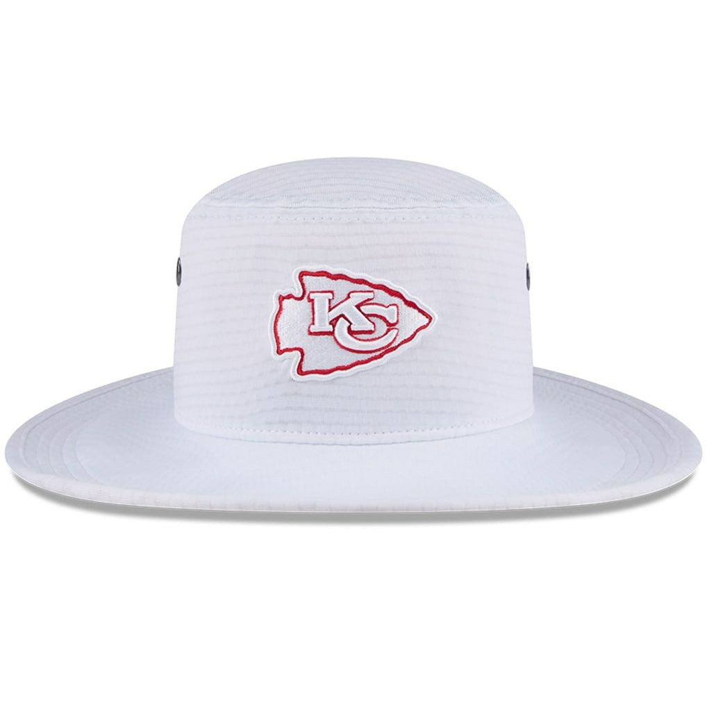 Kansas City Chiefs New Era 2024 NFL Training Camp Panama Bucket Hat - White Hats