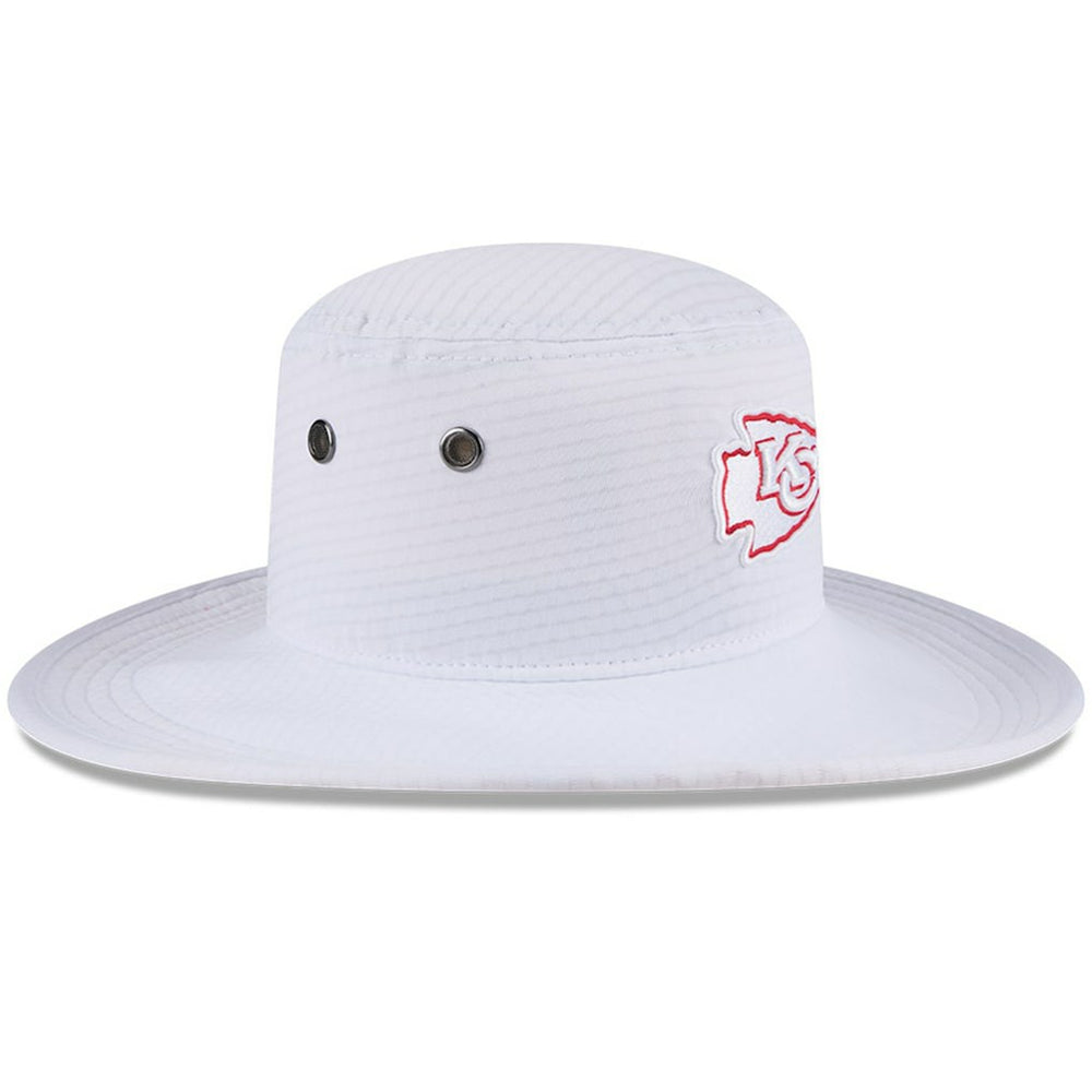 Kansas City Chiefs New Era 2024 NFL Training Camp Panama Bucket Hat - White Hats