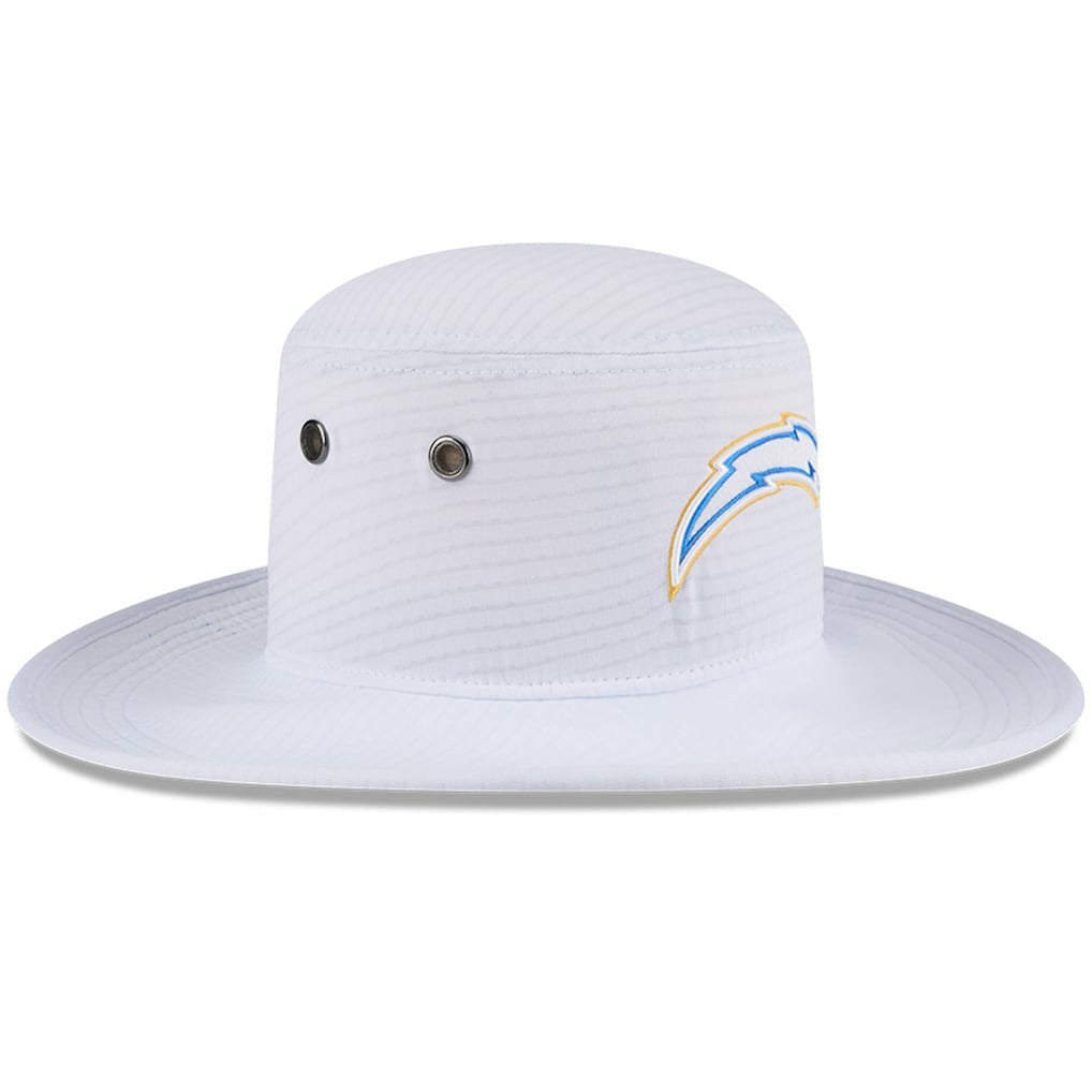 Los Angeles Chargers New Era 2024 NFL Training Camp Panama Bucket Hat - White Hats