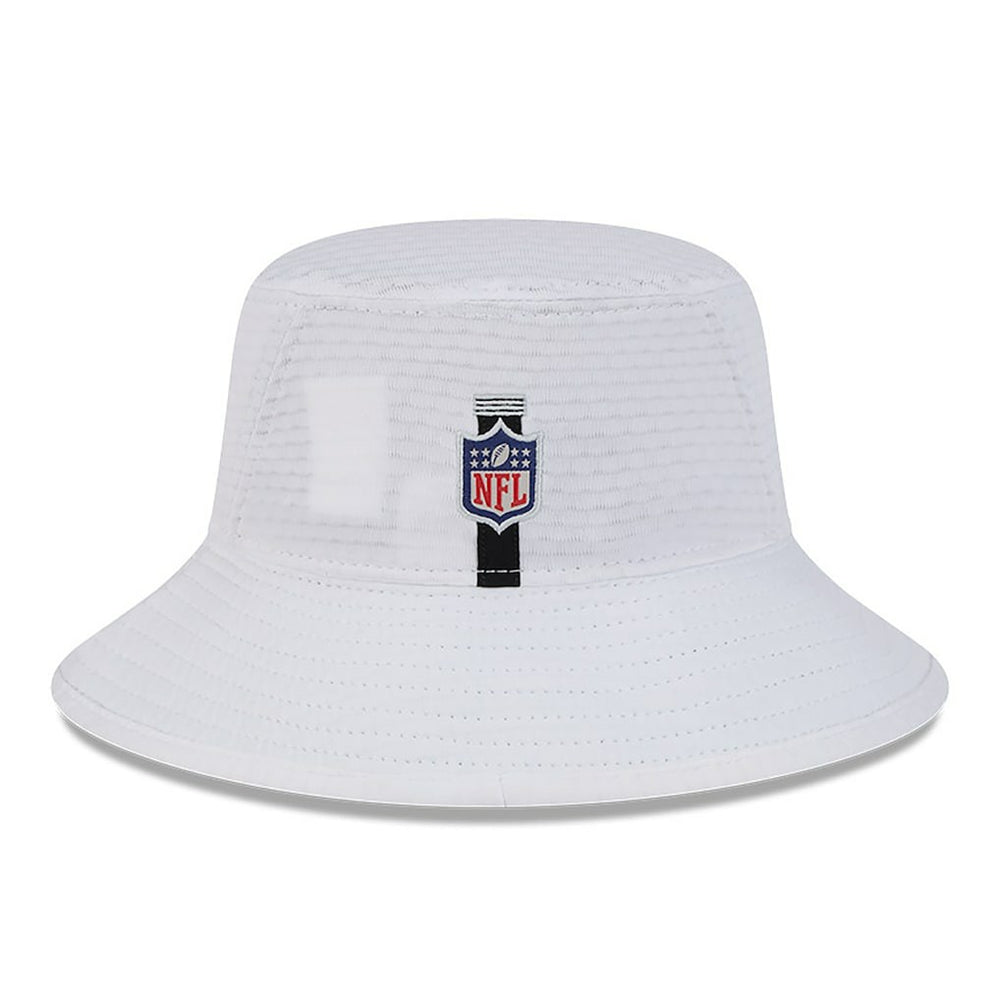 Las Vegas Raiders New Era 2024 NFL Training Camp Stretch Bucket Hat - White Hats