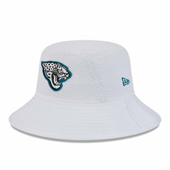Jacksonville Jaguars New Era 2024 NFL Training Camp Stretch Bucket Hat - White Hats