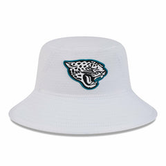 Jacksonville Jaguars New Era 2024 NFL Training Camp Stretch Bucket Hat - White Hats