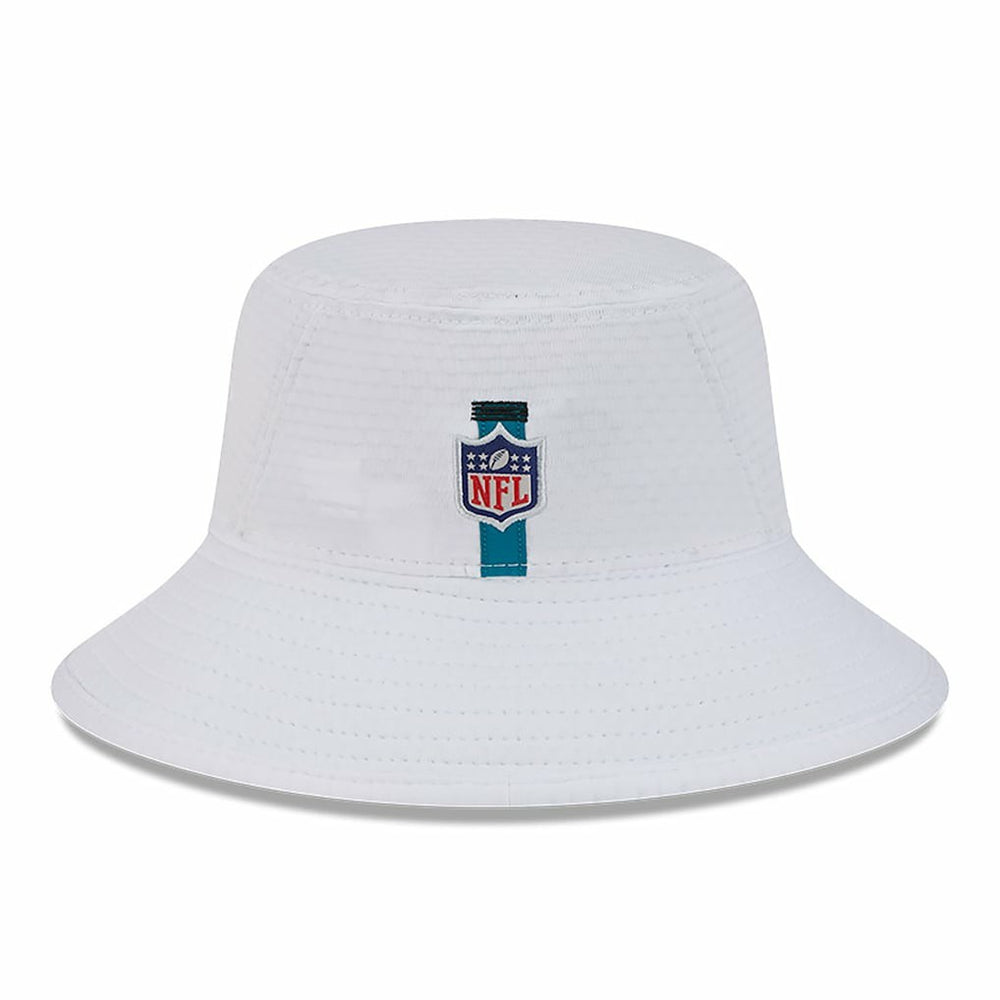 Jacksonville Jaguars New Era 2024 NFL Training Camp Stretch Bucket Hat - White Hats