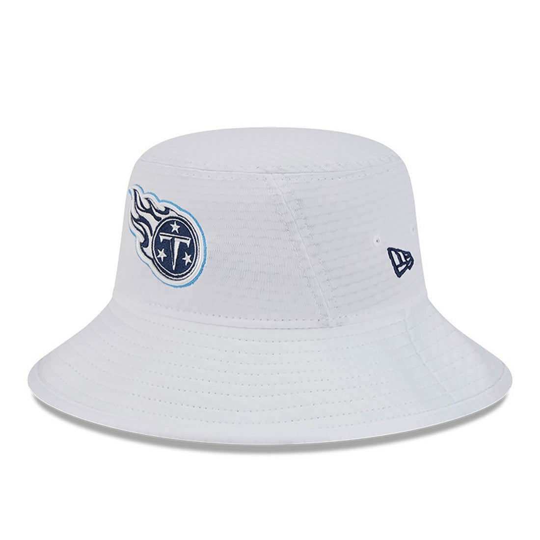 Tennessee Titans New Era 2024 NFL Training Camp Stretch Bucket Hat - White Hats