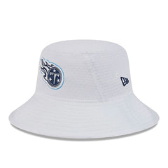 Tennessee Titans New Era 2024 NFL Training Camp Stretch Bucket Hat - White Hats